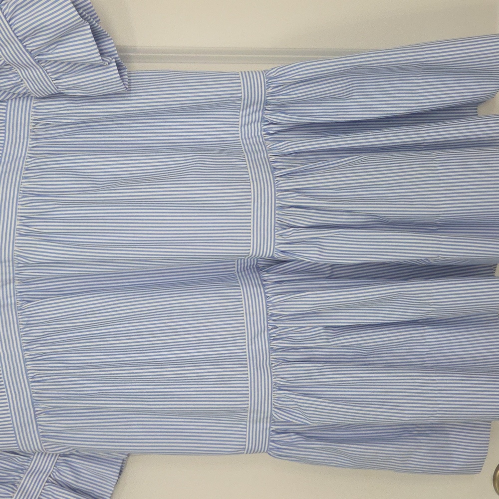 Gretchen Scott Designs Blue And White Striped Dress. Great Condition! - Picture 4 of 11